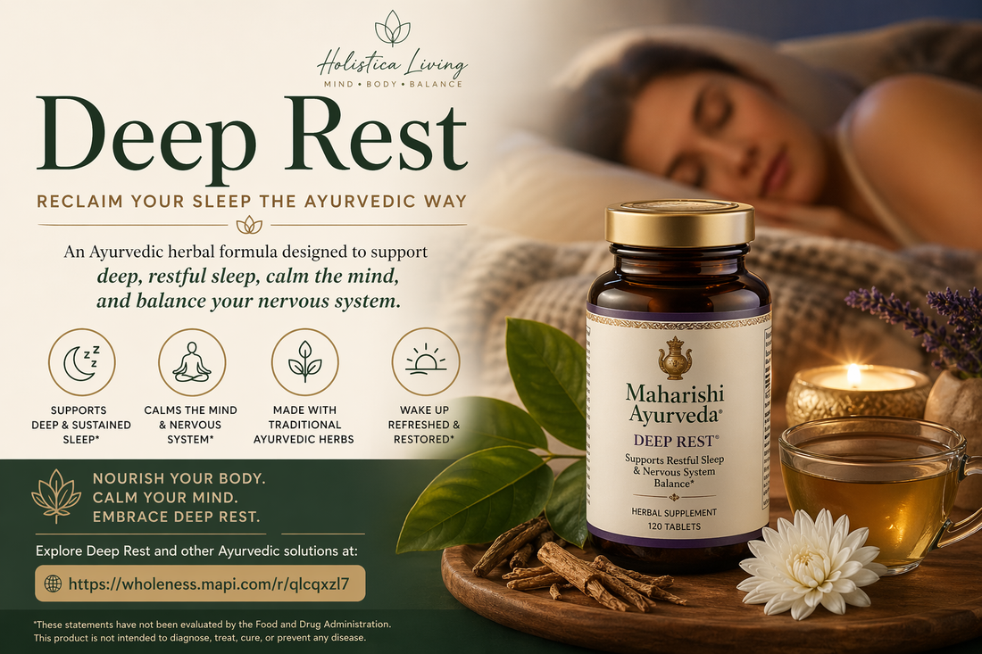 🌙 Deep Rest: Reclaim Your Sleep the Ayurvedic Way