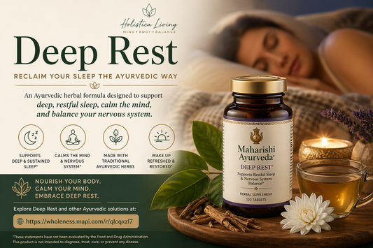 🌙 Deep Rest: Reclaim Your Sleep the Ayurvedic Way
