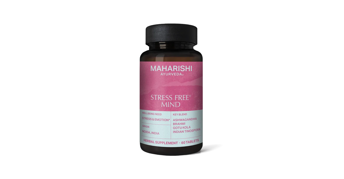 Stress Free Mind – Ayurvedic Stress & Mental Clarity Support