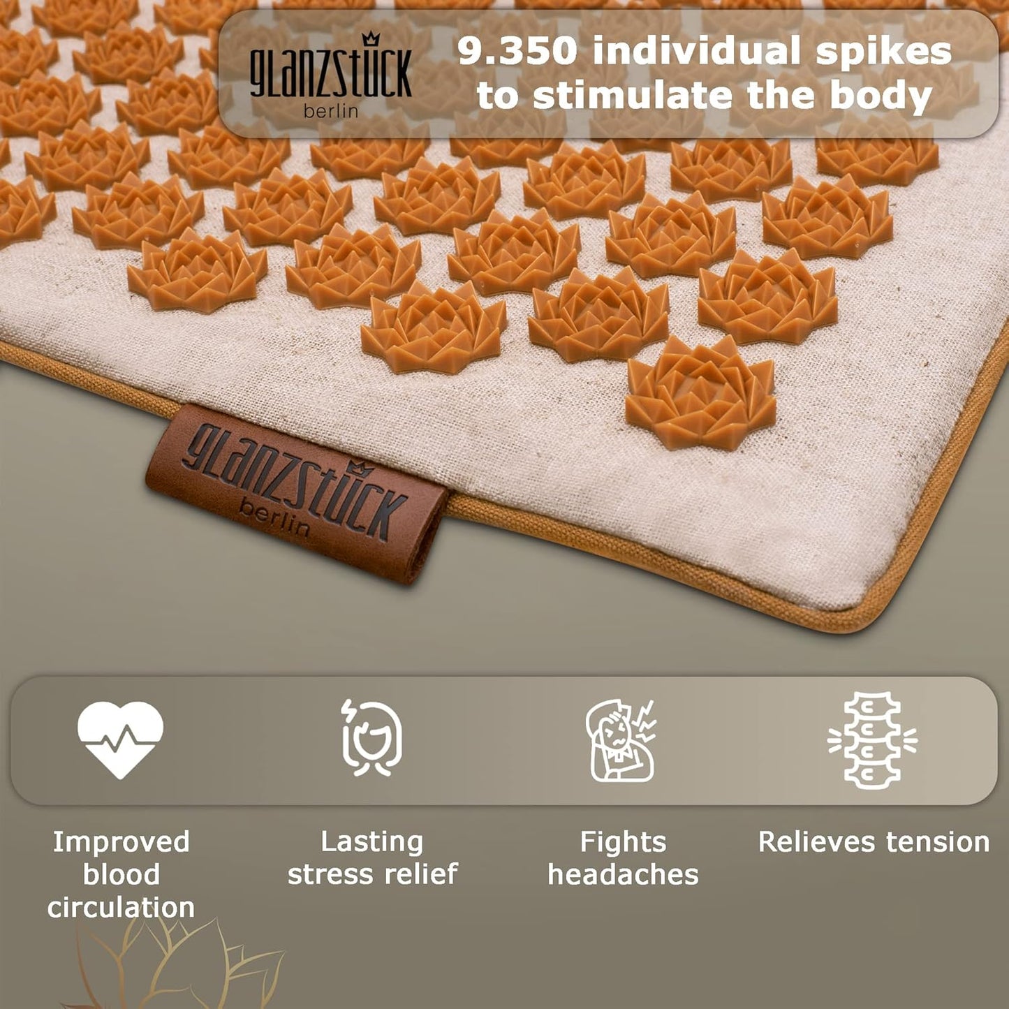 Acupressure Mat – Stress Relief, Muscle Relaxation & Nervous System Support