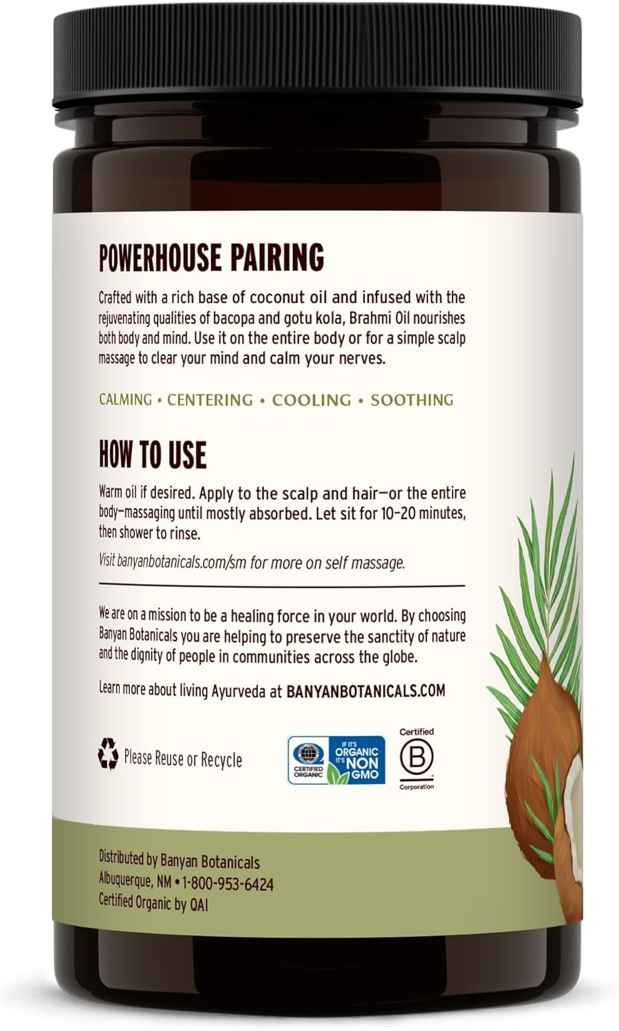 Brahmi Oil – Ayurvedic Nervous System & Mind Support