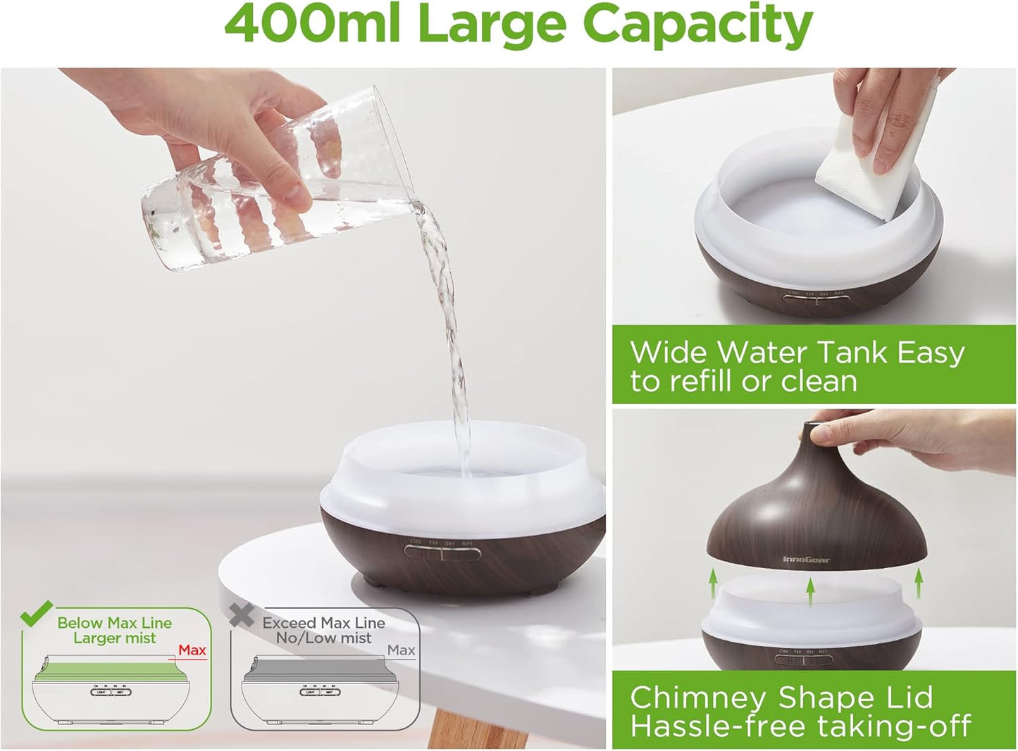 Essential Oil Diffuser – Aromatherapy for Stress Relief, Relaxation & Calmness